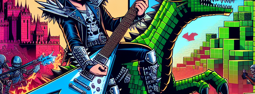 Epic Crossover: Brutal Legend Meets Minecraft in a Rock-Fueled Adventure